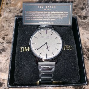 Ted Baker London Men's Silver StainlessSteel Watch
